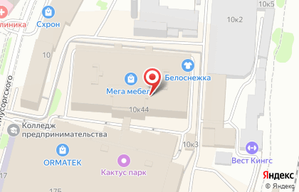 Торговая фирма на улице Мусоргского на карте