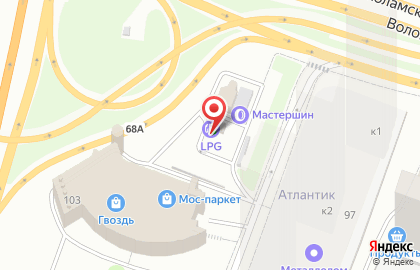 Интернет-магазин Квартет шин на карте