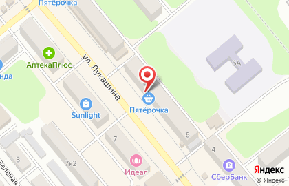 Магазин хозяйственных товаров Хозя в Щёкино на карте