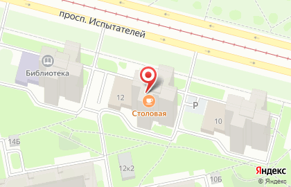 Столовая в Санкт-Петербурге на карте