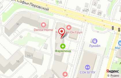 Городская поликлиника №46 на улице Софьи Перовской на карте