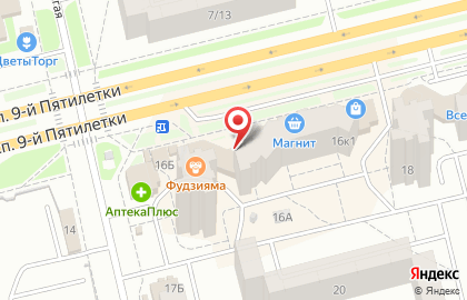 Магазин Рубль Бум и 1b.ru на проспекте 9-ой Пятилетки на карте