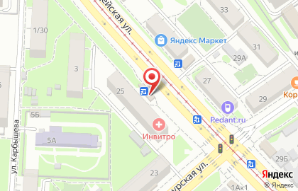 Оптово-розничная цветочная база Теплица в Советском районе на карте