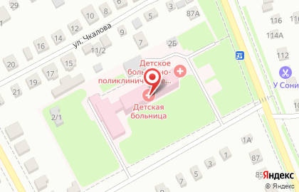 Михайловская городская детская больница на карте