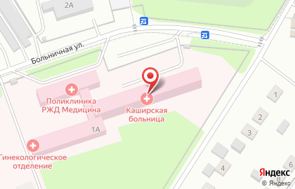 Аптека Мособлмедсервис на Больничной на карте