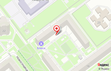 Блеск на Новосондецком бульваре на карте