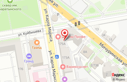 Мебельный салон Galleria design на улице Карла Маркса на карте