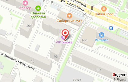 Сеть супермаркетов напитков Септима в Калининском районе на карте