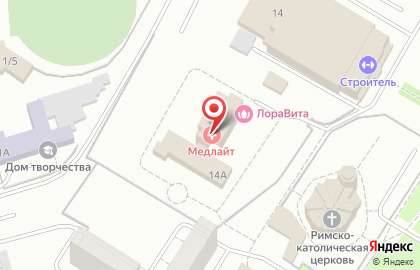 Медицинская компания Инвитро на улице 50-летия ВЛКСМ на карте