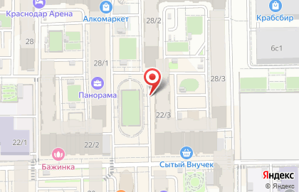 Участковый пункт полиции №2 Отдел полиции пос. Калинино, Управление МВД России по г. Краснодару на карте