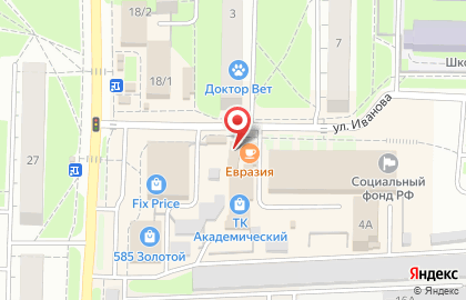 Магазин бытовой техники СибЭликон на улице Героев Труда на карте