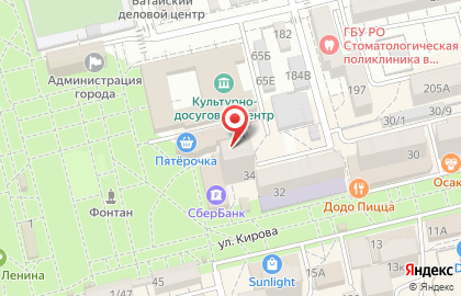 Школа танцев Western в Ростове-на-Дону на карте