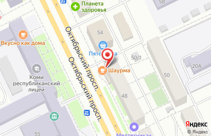 Ломбард Голд Инвест на Октябрьском проспекте на карте