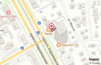 Цветочный супермаркет Цветочный Ряд в Ленинском районе на карте