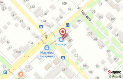 Продовольственный магазин Сириус в Георгиевске на карте