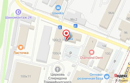 Мебельный дом Чарли в Железнодорожном районе на карте