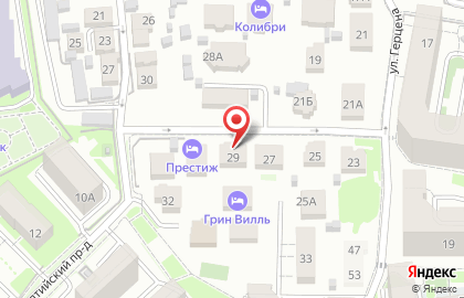 Салон красоты Loft на улице Герцена на карте