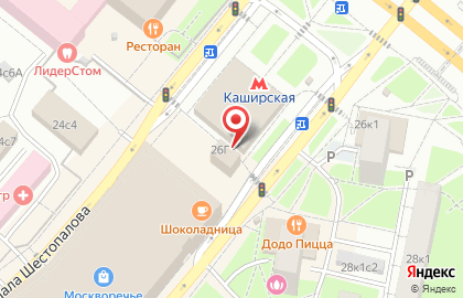 Сити Ломбард в Москворечье-Сабурово на карте