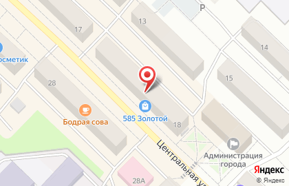 Ювелирный магазин 585 в Пыть-Яхе на карте