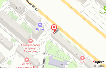 Кафе Зодиак на улице Болотникова на карте