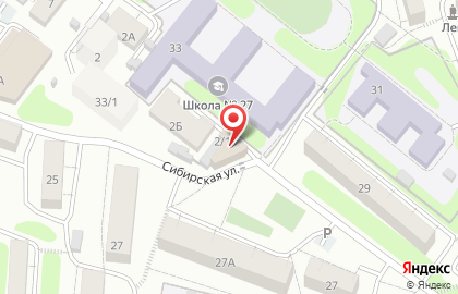 Парикмахерская Комплимент в Октябрьском районе на карте