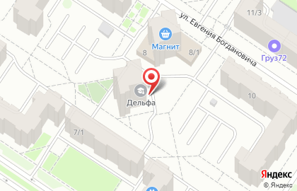 Учебный центр Дельфа на улице Евгения Богдановича на карте