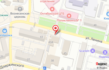 Цветочная мастерская Рябина на улице Ленина на карте