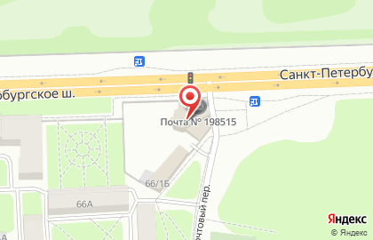 Отделение Почтовой Связи Петродворец-5 на карте