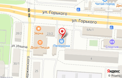 Медицинский центр Деломедика на улице Горького в Королёве на карте