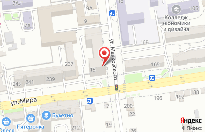 Страховой дом ВСК на улице Маяковского на карте