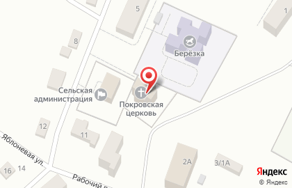 Покровский храм, с. Дмитриевка на карте