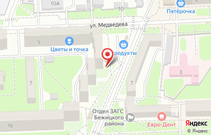 Аптека Миллениум на улице Медведева на карте