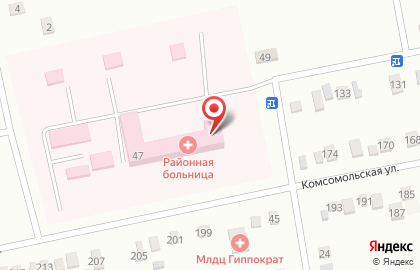 Курская центральная районная больница на карте