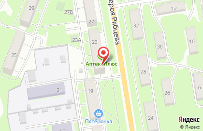 Магазин Южный на улице Героя Рябцева на карте