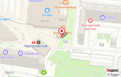 Салон связи Tele2 на Чертановской улице на карте