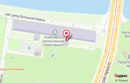 Всероссийская федерация самбо г. Санкт-Петербурга на карте