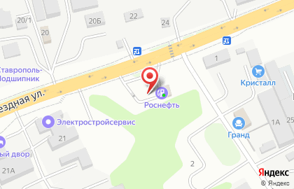Роснефть-Ставрополье на Объездной улице на карте