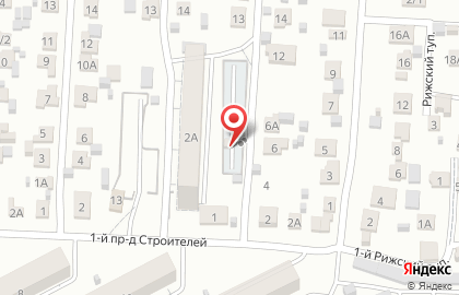 Автостоянка на Рижской, 2а/1 на карте