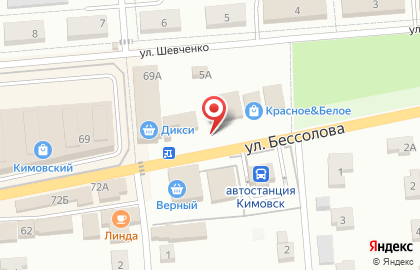 Киоск и автомат по продаже питьевой воды Губернский Колодезь в Кимовске на карте