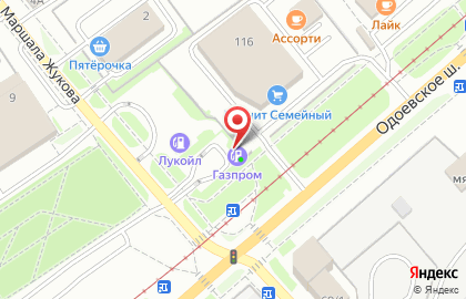 Газэнергосеть Тамбов на улице Маршала Жукова на карте