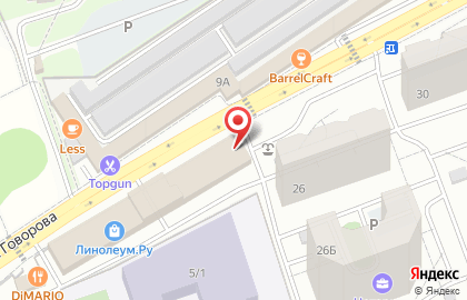 Супермаркет Лента в Москве на карте