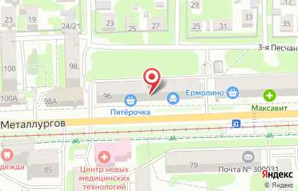 Дискаунтер Пятёрочка в Пролетарском районе на карте