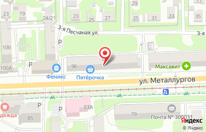 Интернет-магазин инструментов 220 Вольт на улице Металлургов на карте
