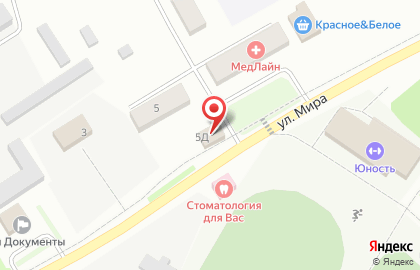 Магазин ABC на улице Мира на карте