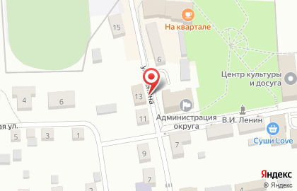 Военный комиссариат городов Гвардейска и Полесска, Гвардейского и Полесского районов на улице Ленина на карте