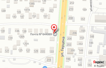 Почта России в Омске на карте