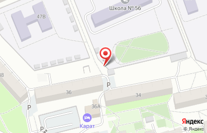 Берег на Ульяновском проспекте на карте
