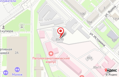 Перинатальный центр в Кировском районе на карте