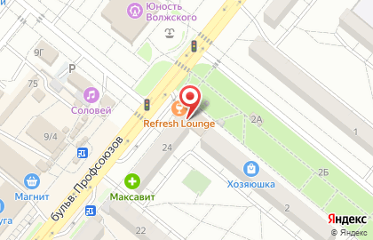 Кофе Хауз в Волжском на карте