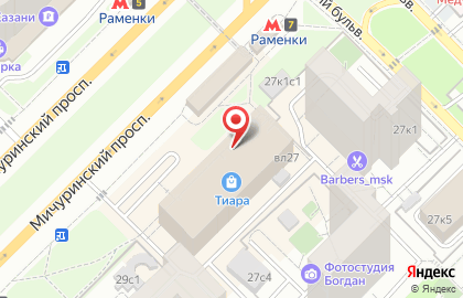 Автомат по продаже контактных линз Mr.Lensomat 24 на Мичуринском проспекте на карте